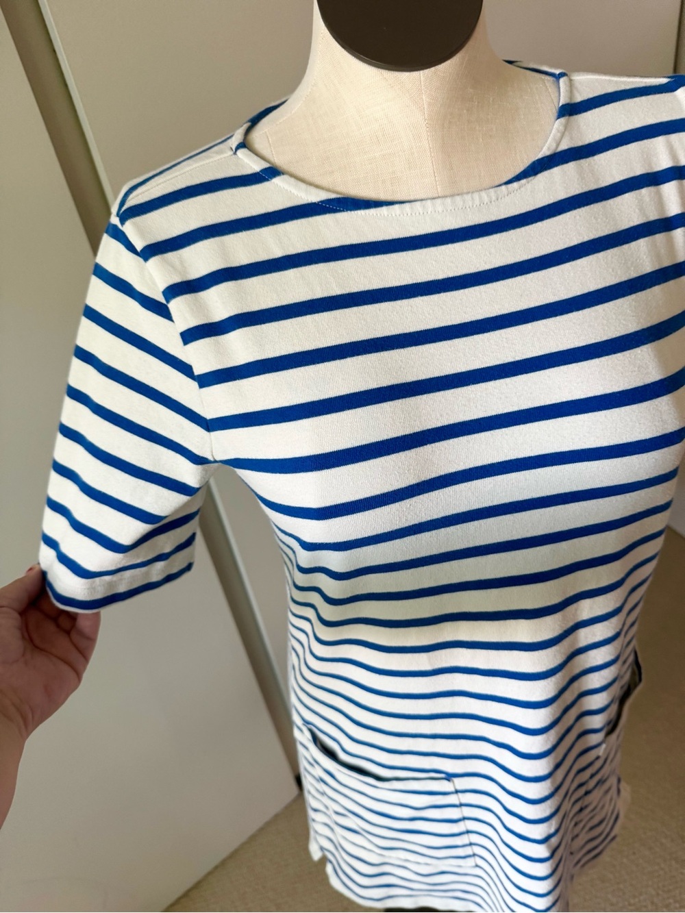 Seasalt Cornwall “River Cove” Mariniere Dress T-shirt Dress 14 - Picture 2 of 7